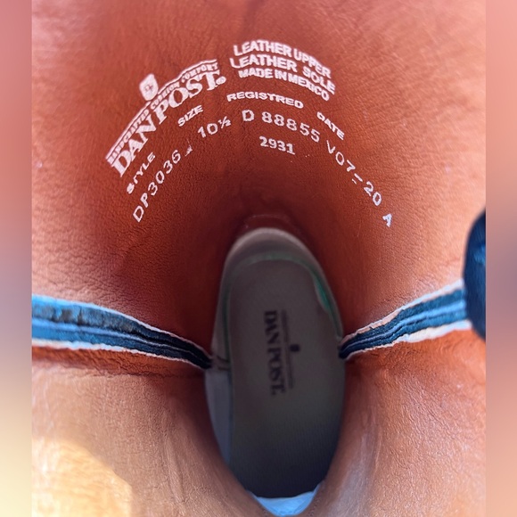 Dan Post python cowboy boots - Picture 15 of 15